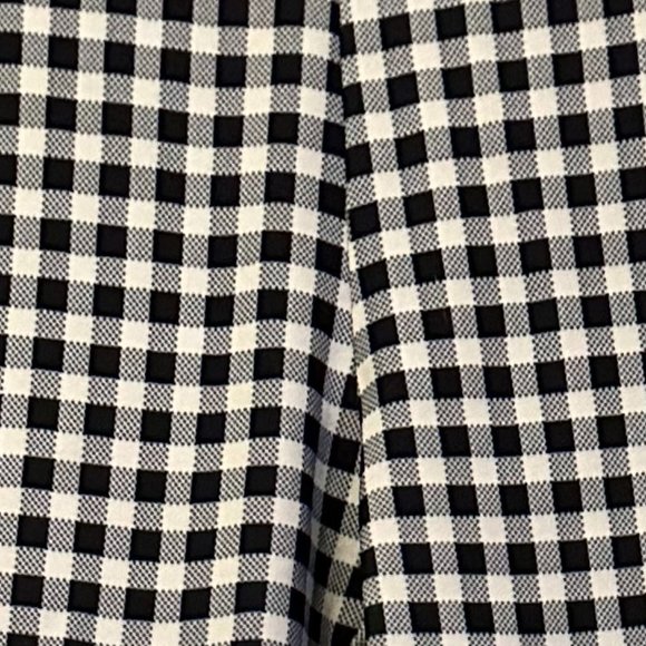 Princess Polly Women's Iggy Gingham Pants in White and Black Size 8 - Picture 4 of 16